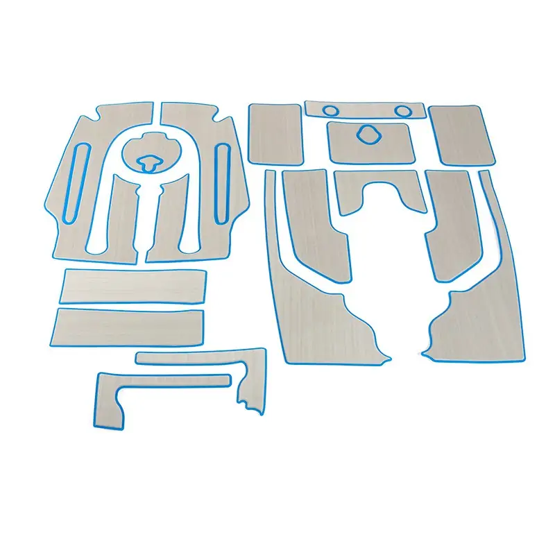 Hobie Pro Angler 14 Deck Pad (interior) - Titanium/Blue