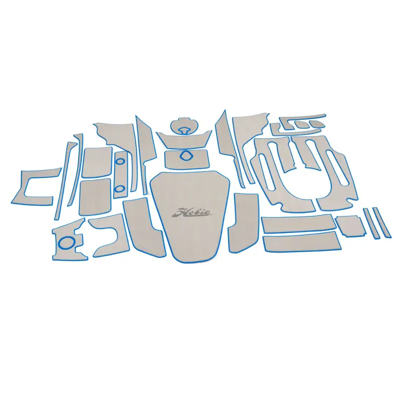 Hobie Pro Angler 14 Deck Pad Kit Completo - Titanium/Blue