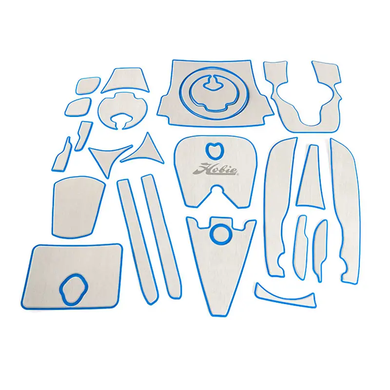 Hobie Outback Deck Pad Kit Completo - Titanium/Blue