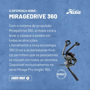 Apresentação MirageDrive 180 com Kick up Fins