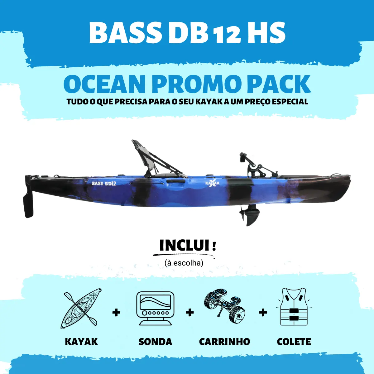 Ocean Pack xKayak Bass BD 12 HS