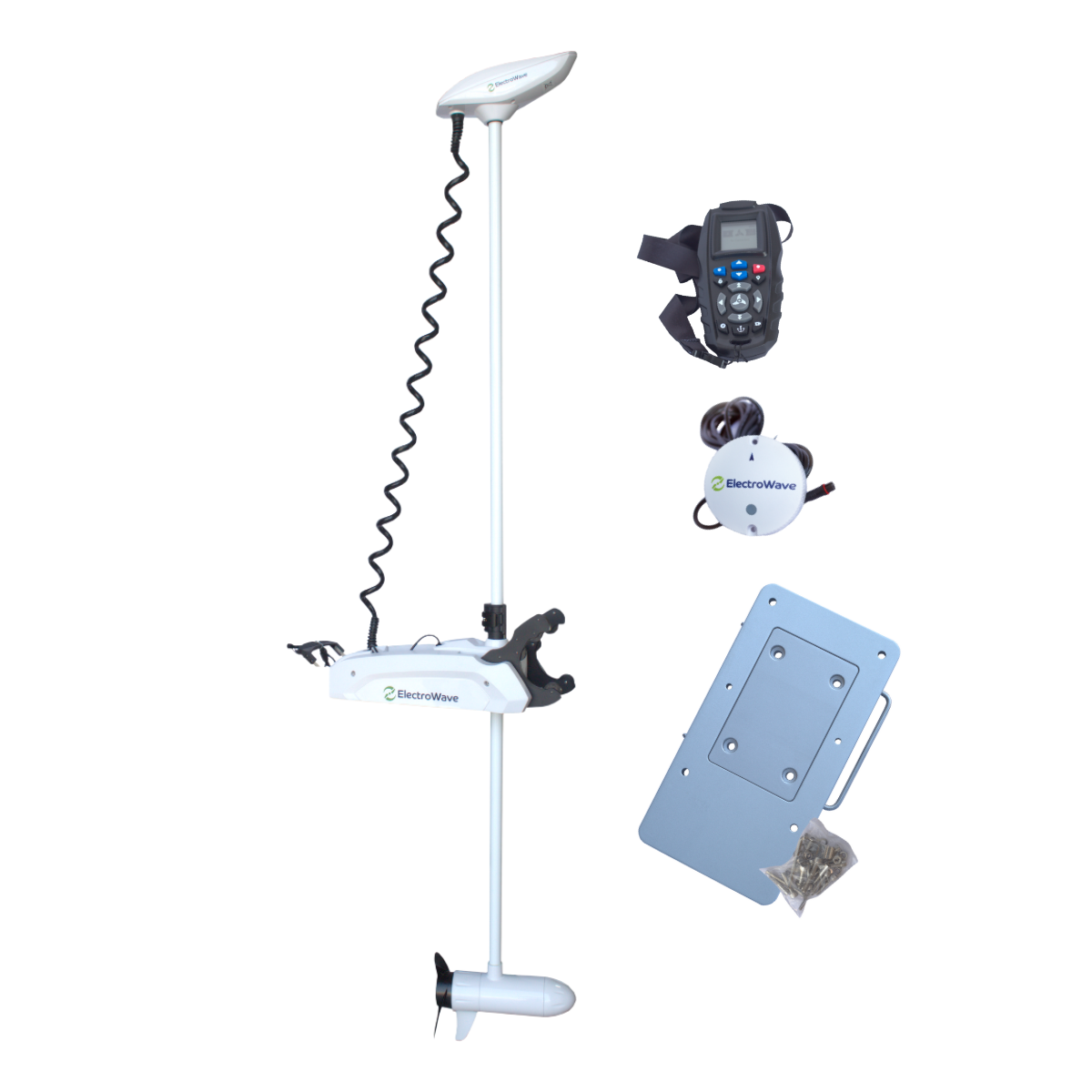 Motor de proa água salgada Electrowave 110lbs/87" (220,98cm) 36v