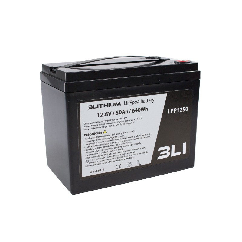 Bateria LifePo4 para motores elétricos - 12V/50A/640wh